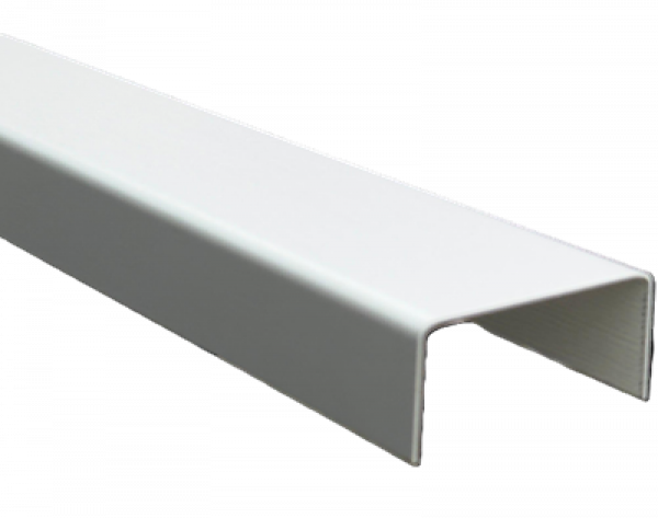 Anwendungsbeispiel U-Profil RAL9006 Rahmenkonstruktion Innenausbau